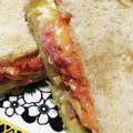 まぶたん's cooksnap of when they made キャベツハムチー★トーストサンド.