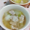 赤い電話's cooksnap of when they made 白菜と豚肉のスープ.