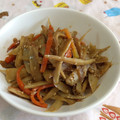 赤い電話's cooksnap of when they made ごぼうとにんじんのソースマヨきんぴら☆.