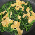 おまち♡'s cooksnap of when they made 簡単！ほうれん草と卵のサッと炒め.