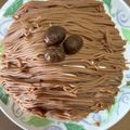 初心しゃ。's cooksnap of when they made モンブランのアントルメ(ホールケーキ).