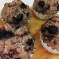 じょじょネコ's cooksnap of when they made 黒豆をリメイク☆HM黒豆蒸しパン.