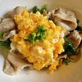 こぐまちゃんの嫁's cooksnap of when they made 菜の花と豚肉の卵炒め.