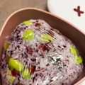 ☆あさ's cooksnap of when they made カラフル♪ゆかりと沢庵と枝豆のおにぎり.