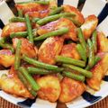 あーこ姐's cooksnap of when they made 柔らか♡ササミとインゲンの味噌炒め♪.