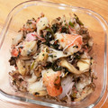 おりぼぶ's cooksnap of when they made ほうれん草とカニかましめじのバター炒め.