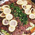 バンヌ's cooksnap of when they made 簡単おもてなし夕飯☆牛こまのレモン塩炒め.