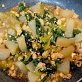 めめなべ's cooksnap of when they made チンゲン菜と大根のあっさりそぼろがけｖ.