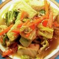 ♡おおとり♡'s cooksnap of when they made 白菜とツナとしめじと厚揚げの煮込み.
