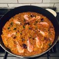 pyrecci's cooksnap of when they made フィデウア★ショートパスタのパエリャ.