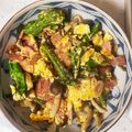 クック84H7F8☆'s cooksnap of when they made 菜花とベーコンの炒め物.
