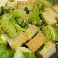 あや　ぱん's cooksnap of when they made キャベツと厚揚げを「さっ」と煮たやつ.