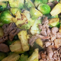 さなさなさなさなさな's cooksnap of when they made 芽キャベツと豚肉のオイスターソース炒め.