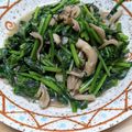 さちへ♪'s cooksnap of when they made ホウレンソウと舞茸の中華スープ炒め.