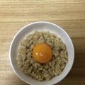 かおり♡♡♡'s cooksnap of when they made オートミールTKG(卵かけご飯).