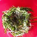 kbmm's cooksnap of when they made ∮ 水菜と味のり柚子コショウღサラダ ∮.