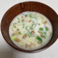 諭梨奈's cooksnap of when they made 【減塩】チンゲン菜となめこの豆乳みそ汁.
