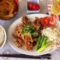 たぁープ〜's cooksnap of when they made 焼き肉のたれで✿シャキ②蓮根と豚バラ丼✿.
