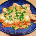 Emihann's cooksnap of when they made キムチと厚揚げのチーズ焼き.