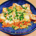 Emihann's cooksnap of when they made キムチと厚揚げのチーズ焼き.