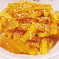 みぽぽ37's cooksnap of when they made 酸っぱい沢庵リメイク。ご飯のお供に.