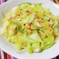 ふうはっちゃん's cooksnap of when they made 麺つゆだけで！キャベツと油揚げ炒め.