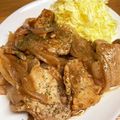 かつぞう☆'s cooksnap of when they made 豚スライスの照り焼き♪.