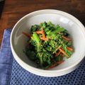 栗丸うさぎ's cooksnap of when they made お弁当★菜の花と人参の胡麻和え.