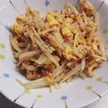 たかたかっち♪'s cooksnap of when they made ツナ缶の油で超簡単１品♪卵もやし炒め☆.