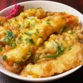 おーぶんおーぶん's cooksnap of when they made めんつゆでトロトロ卵とじ天丼☆リメイク.