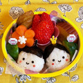 hime's cooksnap of when they made 幼稚園年少　おひなさま　お弁当.