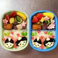 Chaaa_room's cooksnap of when they made ひな祭り☆幼稚園お弁当.