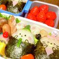KM＆GRCReW's cooksnap of when they made ひな祭り♪くまちゃんお雛さま＊キャラ弁.