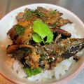 たっつぁん焚き火好き's cooksnap of when they made 超簡単！サンマの蒲焼きのセリ和え.
