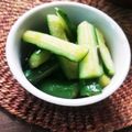 ふか谷's cooksnap of when they made ☆きゅうりの浅漬け☆.