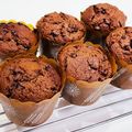 まおりん's cooksnap of when they made 簡単でふんわり美味しい♡チョコマフィン.