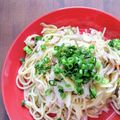 kayotiu's cooksnap of when they made ツナ缶と塩昆布の無限和風パスタ.
