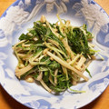 赤蜻蛉's cooksnap of when they made 水菜とえのきのシャキシャキ煮びたし.