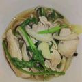 ＠でん's cooksnap of when they made パクチー鶏蕎麦.