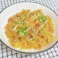 ゆづキッチン's cooksnap of when they made 豚キムチャーハン♡ひとりランチに！.