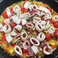roll21's cooksnap of when they made イカあさりエビ☆少しずつあればパエリア！.