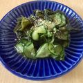 FUHAKKY's cooksnap of when they made 減塩！胡瓜とワカメの酢のもの.
