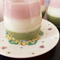 がんばれままちゃん's cooksnap of when they made 簡単ひな祭りスイーツ☆3色プリン.