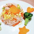aufschwung's cooksnap of when they made 離乳食☆ひな祭りのちらし寿司.