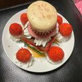 レオンは黒い's cooksnap of when they made ひな祭りに♡ひしもち風ホットケーキ.