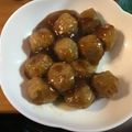 ふわぽん's cooksnap of when they made 冷凍肉団子の白ごま照り焼きソース.