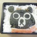 3姉妹ちゃんママ's cooksnap of when they made お手軽キャラ弁♡ダブルＢ（似てないけど）.