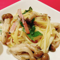 mi0625ura's cooksnap of when they made しめじと長ネギの　和風パスタ　.