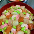 TOMOまる◉U◉'s cooksnap of when they made 海鮮漬けちらし寿司！.