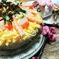 aymtky★'s cooksnap of when they made ひなまつり海鮮リングちらし寿司ケーキ☆.